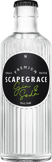 Scapegrace Gin & Soda with Lime (250ml) (6x4pk) - Gin - Black Market