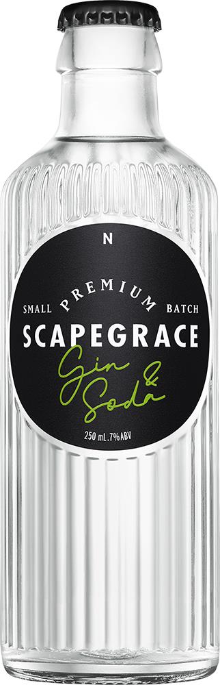 Scapegrace Gin & Soda with Lime (250ml) (6x4pk) - Gin - Black Market