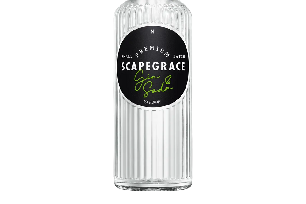 Scapegrace Gin & Soda with Lime (250ml) (6x4pk) - Gin - Black Market