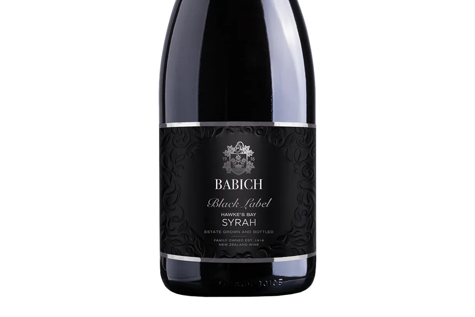 Babich Black Label Hawke's Bay Syrah 2019 - Syrah - Black Market