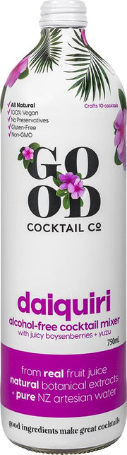 Good Cocktail Co Boysenberry Daiquiri Alcohol Free Cocktail Mixer (750ml) - Cocktail - Black Market