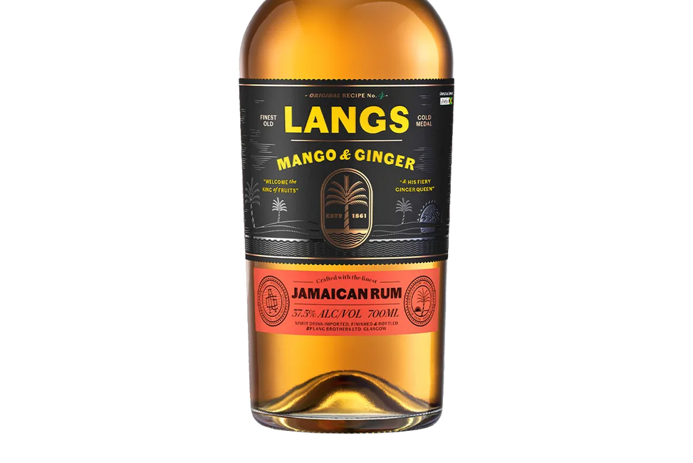 Langs Jamaican Mango & Ginger Rum (700ml) - Tequila - Black Market