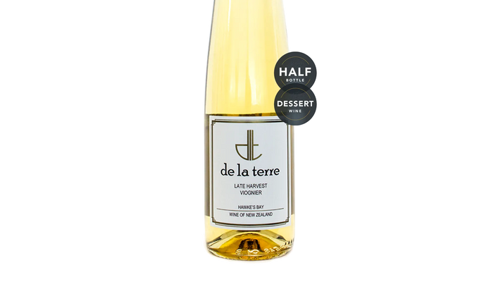 De La Terre Hawkes Bay Late Harvest Viognier 2018 (375ml) - Viognier - Black Market
