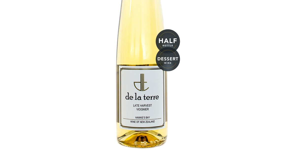 De La Terre Hawkes Bay Late Harvest Viognier 2018 (375ml) - Viognier - Black Market