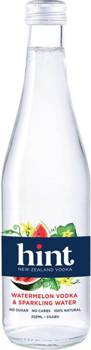 Hint New Zealand Vodka Watermelon & Sparkling Water (250ml) - Pre-Mixed - Black Market