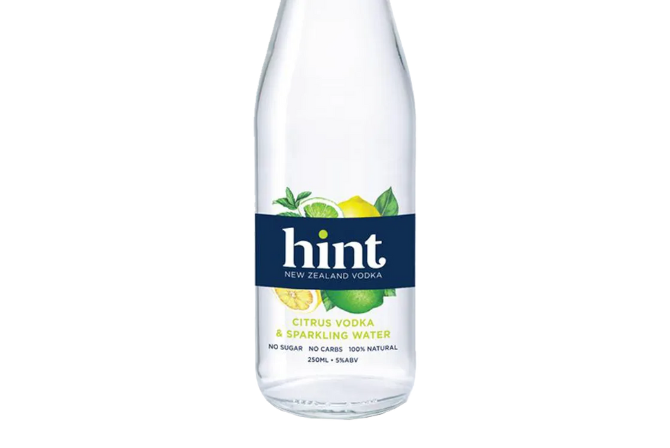 Hint New Zealand Vodka Citrus & Sparkling Water (250ml) - Pre-Mixed - Black Market