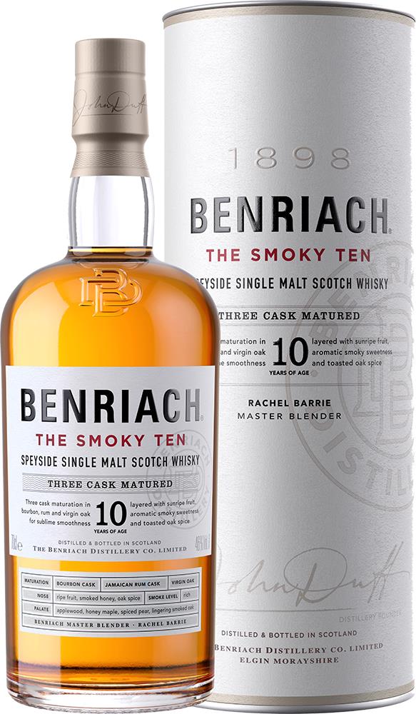 Benriach The Smoky 10yo Speyside Single Malt Scotch Whisky (700ml) - Whisky - Black Market