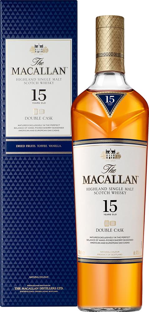 The Macallan 15yo Double Cask Highland Single Malt Scotch Whisky (700ml) - Whisky - Black Market