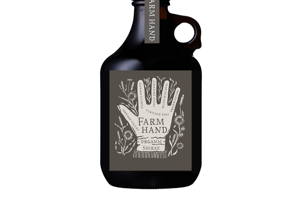 Farm Hand 'Squealer' Limited Release Organic Monash Valley Shiraz 2020 (Australia) (975ml) - Shiraz - Black Market