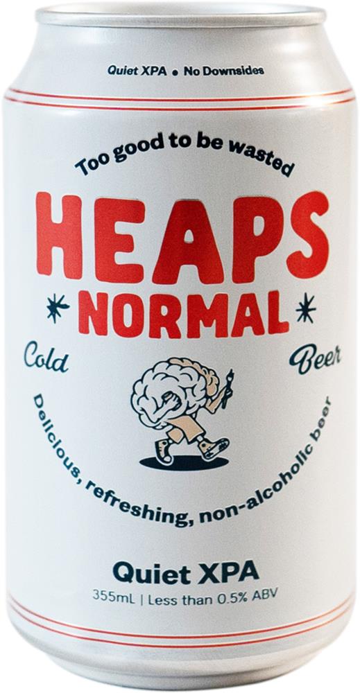 Heaps Normal Quiet XPA Non-Alcoholic Beer (355ml) (6x4pk) - Beer - Black Market