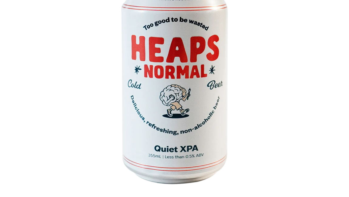 Heaps Normal Quiet XPA Non-Alcoholic Beer (355ml) (6x4pk) - Beer - Black Market