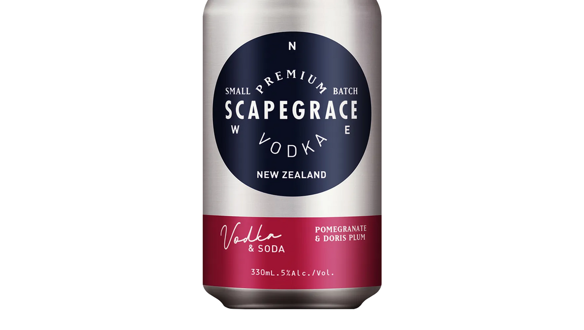 Scapegrace Vodka & Soda with Pomegranate & Doris Plum (330ml) - Vodka - Black Market