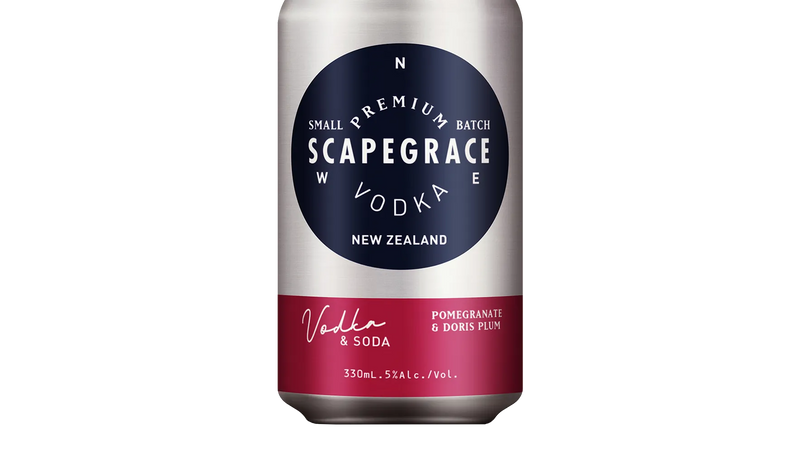 Scapegrace Vodka & Soda with Pomegranate & Doris Plum (330ml) - Vodka - Black Market