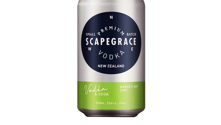 Scapegrace Vodka & Soda with Hawke's Bay Lime (330ml) - Vodka - Black Market