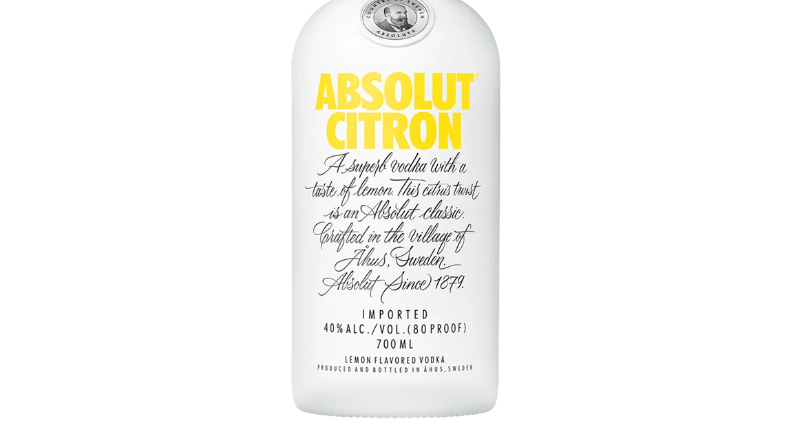 Absolut Citron Vodka (700ml) - Vodka - Black Market