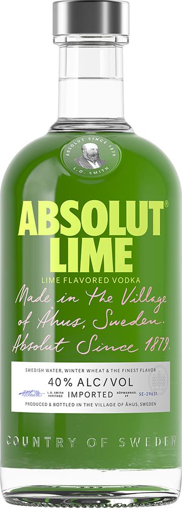 Absolut Lime Vodka (700ml) - Vodka - Black Market