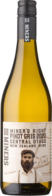 Three Miners Miner’s Right Central Otago Pinot Gris 2020 - Pinot Gris - Black Market