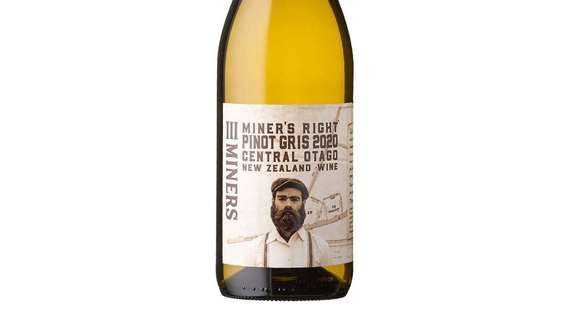 Three Miners Miner’s Right Central Otago Pinot Gris 2020 - Pinot Gris - Black Market