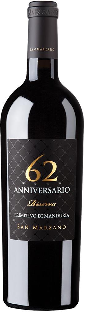 San Marzano Anniversario 62 Riserva Primitivo di Manduria DOP 2017 (Italy) - Primitivo - Black Market