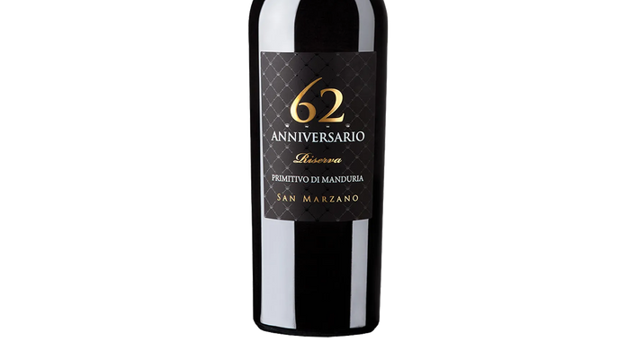 San Marzano Anniversario 62 Riserva Primitivo di Manduria DOP 2017 (Italy) - Primitivo - Black Market