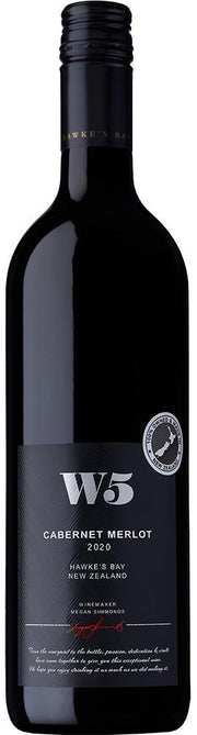 W5 Hawke's Bay Cabernet Merlot 2020 - Cabernet Sauvignon - Black Market