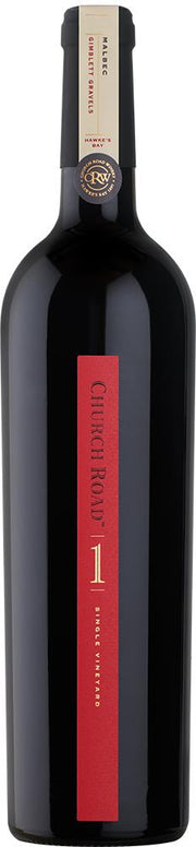 Church Road 1 Single Vineyard Gimblett Gravels Malbec 2020 - Malbec - Black Market