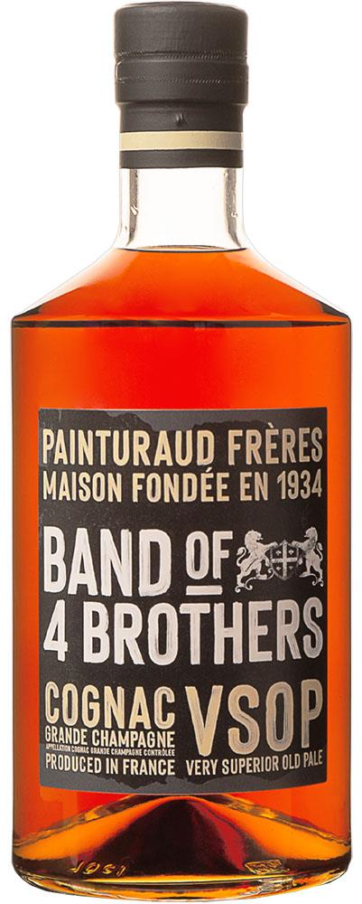 Painturaud Frères Band of 4 Brothers VSOP Cognac Grande Champagne (700ml) - Cognac - Black Market