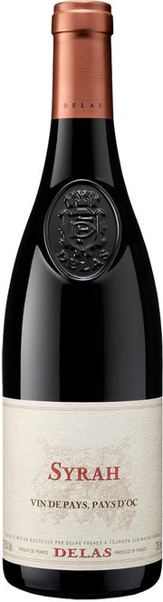 Delas Vin de Pays Pays d'Oc Syrah 2019 (France) - Syrah - Black Market