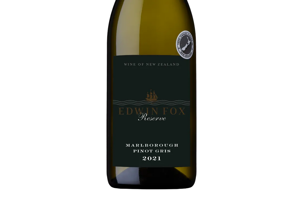 Edwin Fox Reserve Marlborough Pinot Gris 2021 - Pinot Gris - Black Market