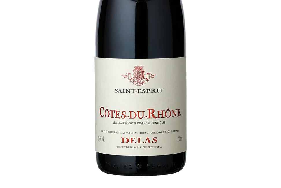 Delas Côtes-du-Rhône Saint-Esprit 2019 (France) - Syrah - Black Market