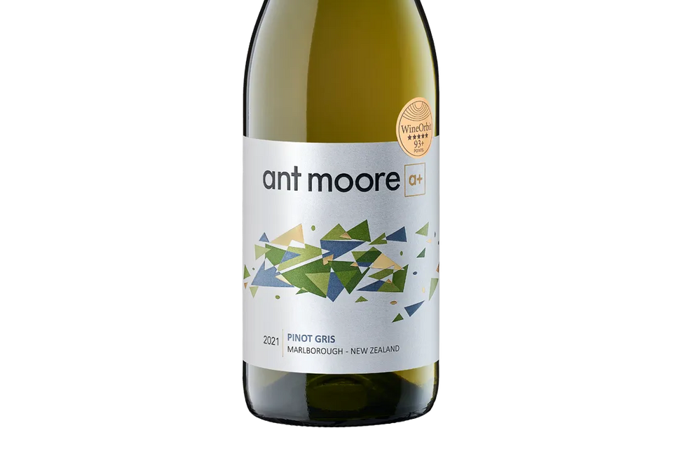 Ant Moore A+ Marlborough Pinot Gris 2021 - Pinot Gris - Black Market