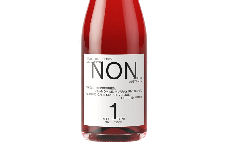 NON 1 Salted Raspberry & Chamomile Non Alcoholic Natural Wine NV (Australia) - Brut - Black Market