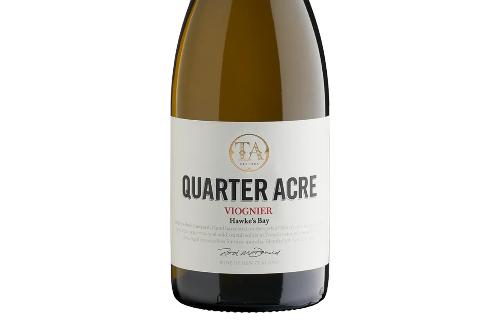 Quarter Acre Hawke's Bay Viognier 2020 - Viognier - Black Market