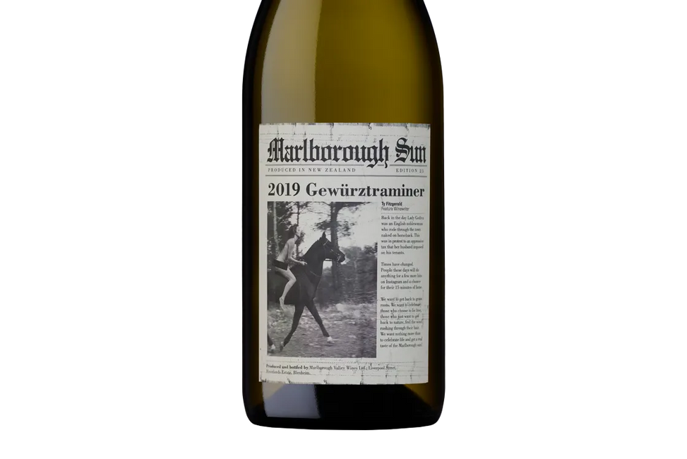 Marlborough Sun Gewürztraminer 2019 (Export Wine) - Gewürztraminer - Black Market