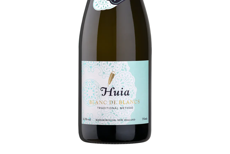 Huia Marlborough Sparkling Blanc de Blancs 2018 - Blanc de Blancs - Black Market