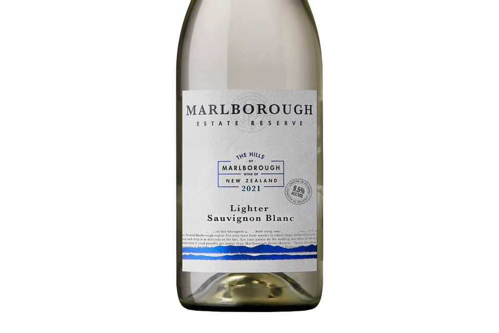 Marlborough Estate Reserve Lighter Sauvignon Blanc 2021 - Sauvignon Blanc - Black Market