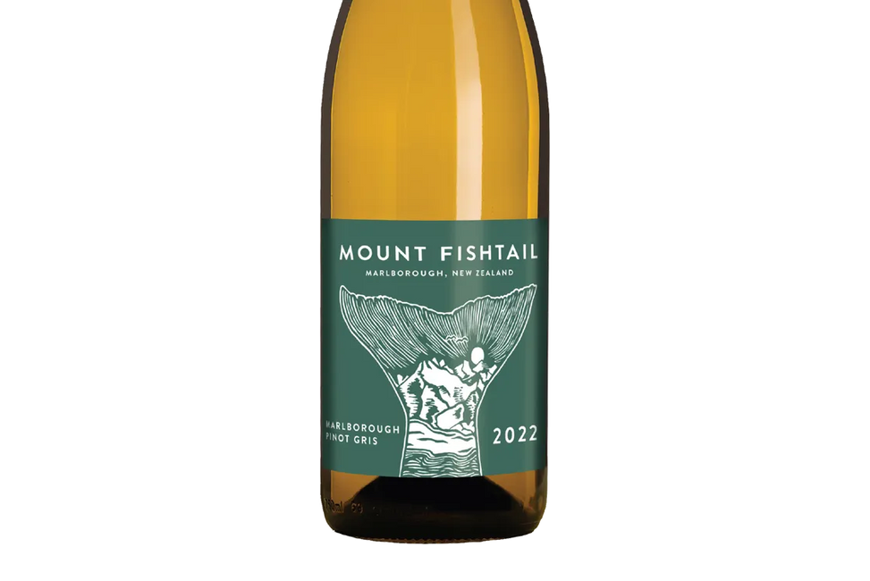 Mount Fishtail Marlborough Pinot Gris 2022 (Export Wine) - Pinot Gris - Black Market