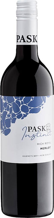 Pask Instinct Rich Royal Hawke's Bay Merlot 2019 - Merlot - Black Market