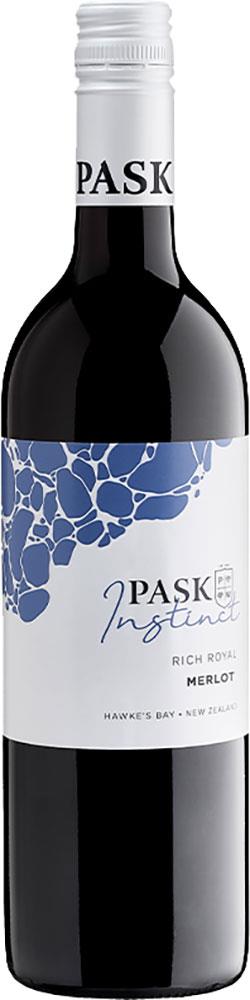 Pask Instinct Rich Royal Hawke's Bay Merlot 2019 - Merlot - Black Market