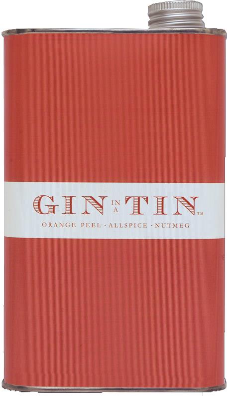 Gin In A Tin No.1 Orange Peel, Nutmeg & Allspice (500ml) - Gin - Black Market
