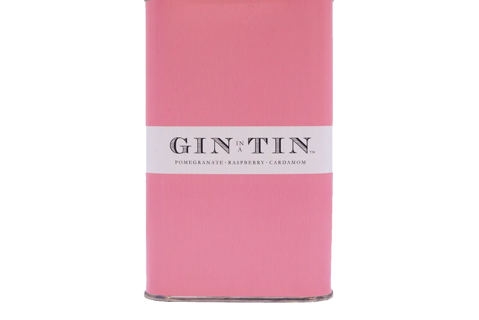 Gin In A Tin No.3 Pomegranate, Raspberry & Cardamom (500ml) - Gin - Black Market