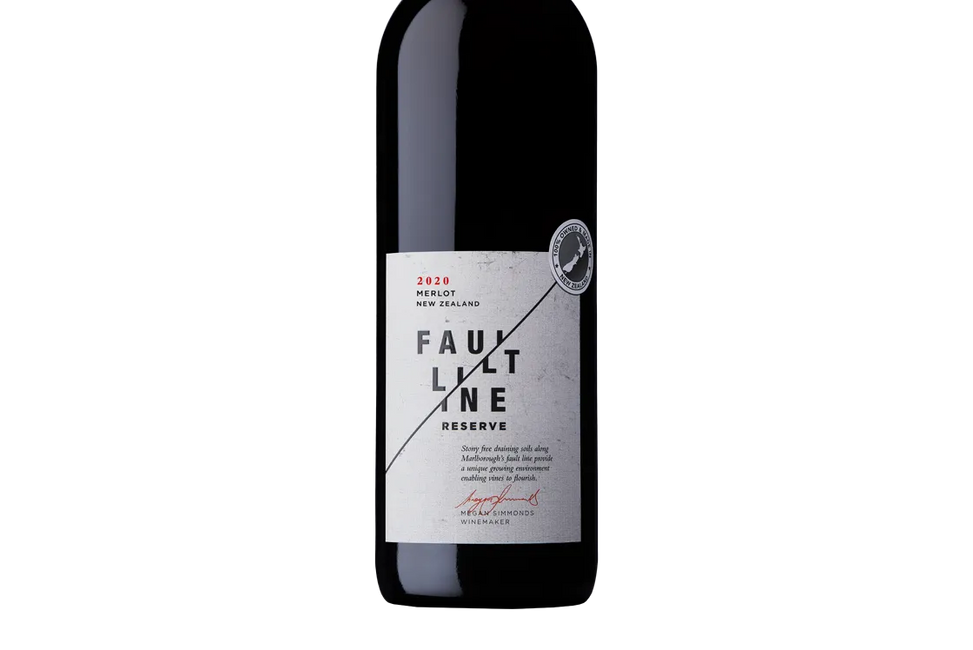 Faultline Reserve Marlborough Merlot 2020 - Merlot - Black Market