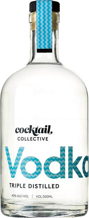 Cocktail Collective Triple Distilled Vodka (500ml) - Vodka - Black Market