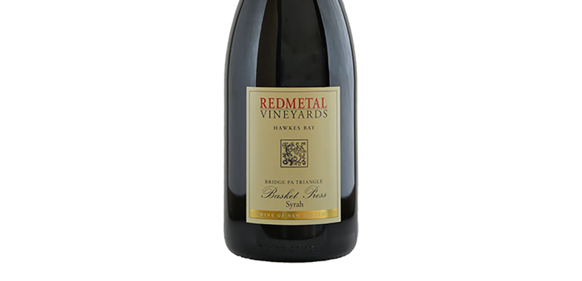 Red Metal Basket Press Hawkes Bay Syrah 2019 - Syrah - Black Market