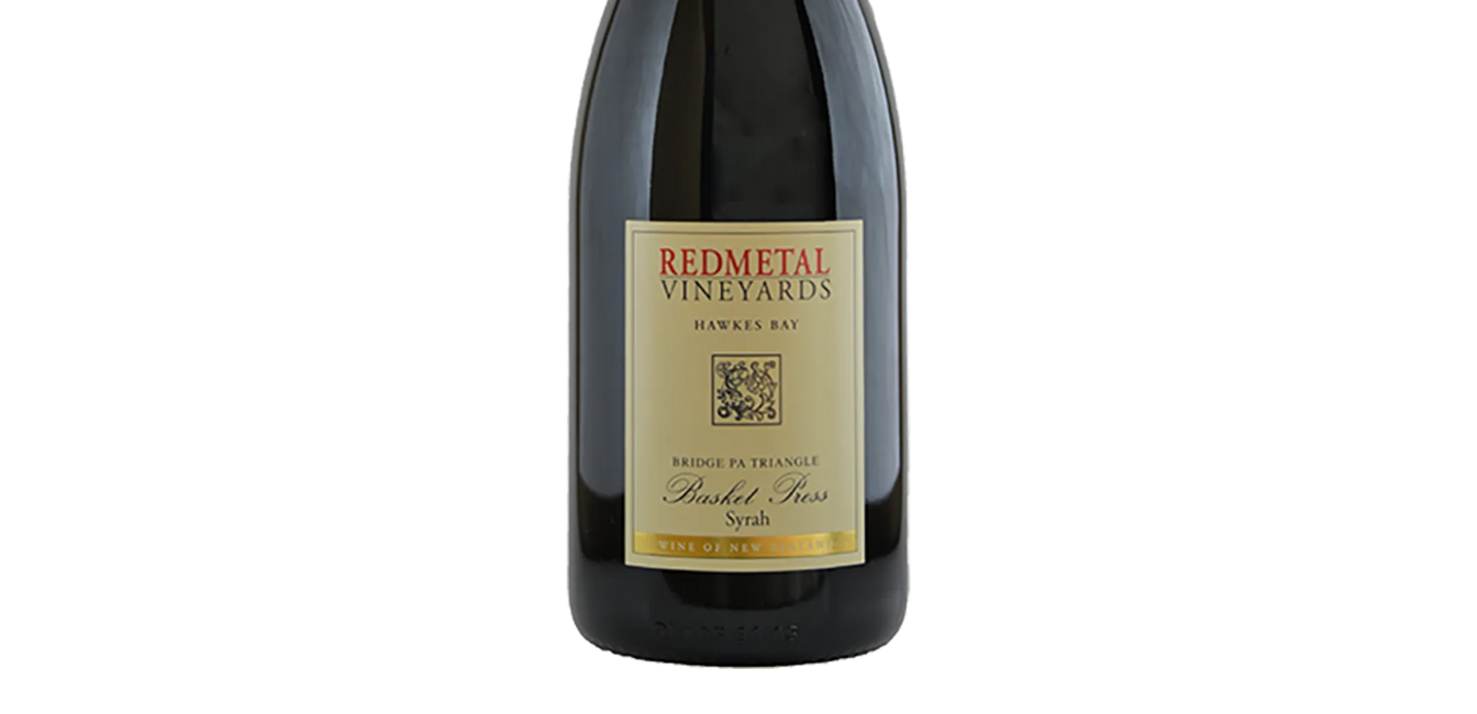 Red Metal Basket Press Hawkes Bay Syrah 2019 - Syrah - Black Market