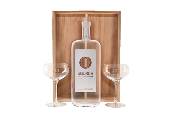 The Source & Spiegelau Crystal Martini Gift Set (By Cardrona) - Gin - Black Market
