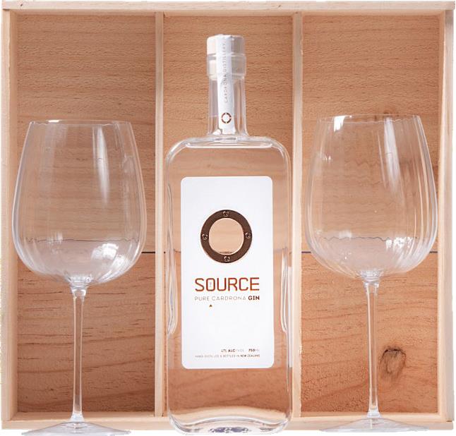 The Source & Gin Goblet Gift Set (by Cardrona) - Gin - Black Market