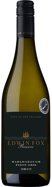 Edwin Fox Reserve Marlborough Pinot Gris 2022 - Pinot Gris - Black Market