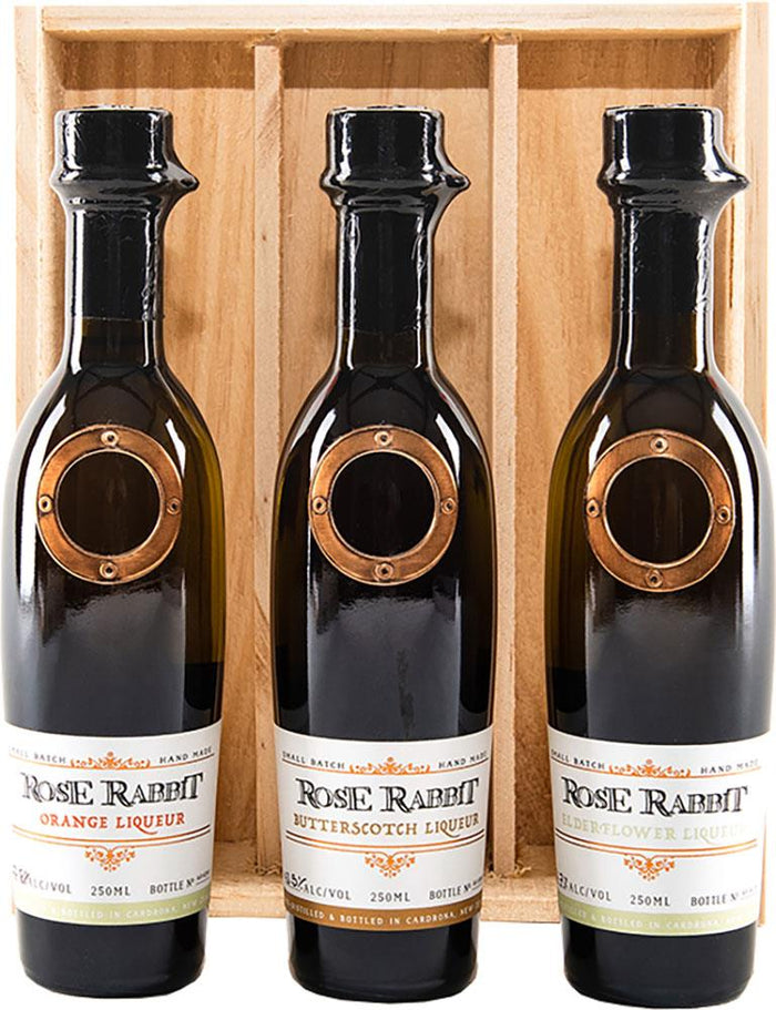Rose Rabbit Trio Liqueur Gift Box (250ml) - Liqueur - Black Market