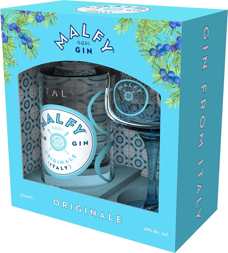 Malfy Originale Gin & Glass Gift Set - Gin - Black Market